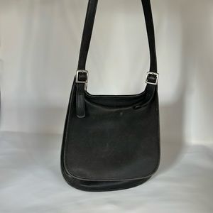 Coach Small Hippie Flap Bag #9135 Black